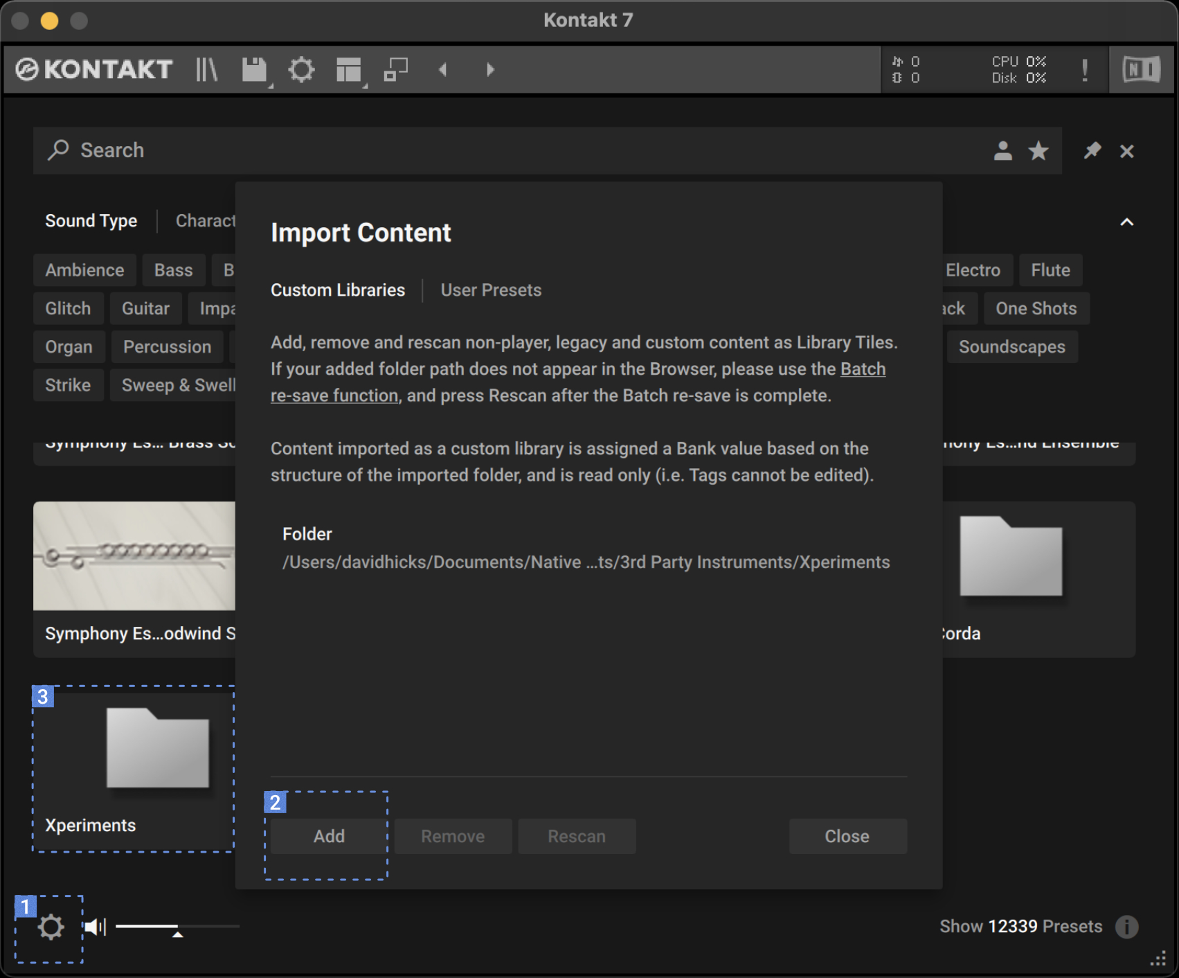 Kontakt7 install